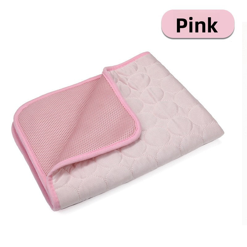 Summer Pet Cooling Pad Ice Silk Mat teemdrop