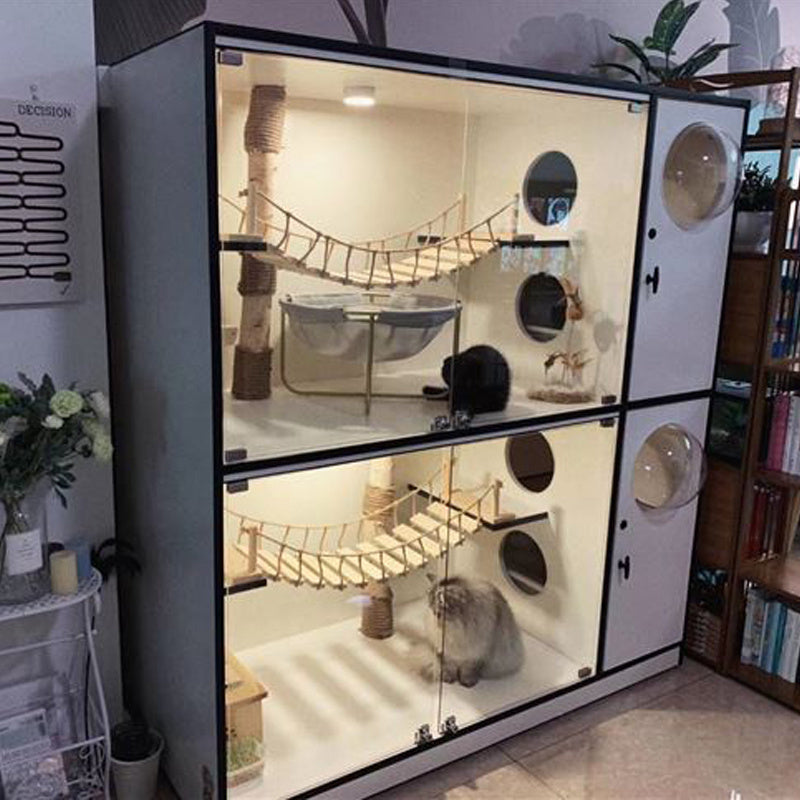 Wall cat furniture wall hanging pine material bridge ladder