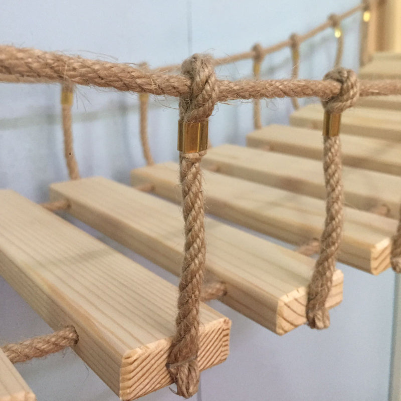 Wall cat furniture wall hanging pine material bridge ladder