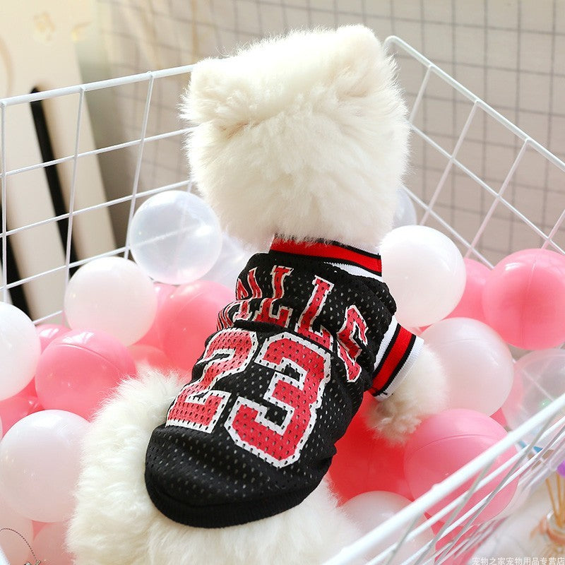 Dog Summer Clothes Teddy Sports Vest Breathable