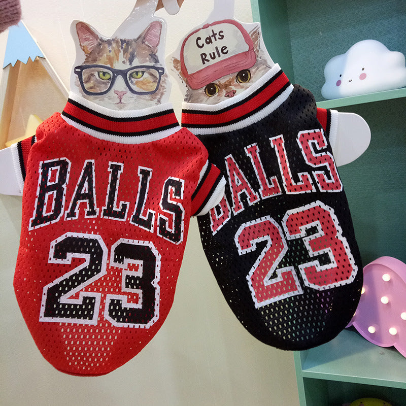Dog Summer Clothes Teddy Sports Vest Breathable