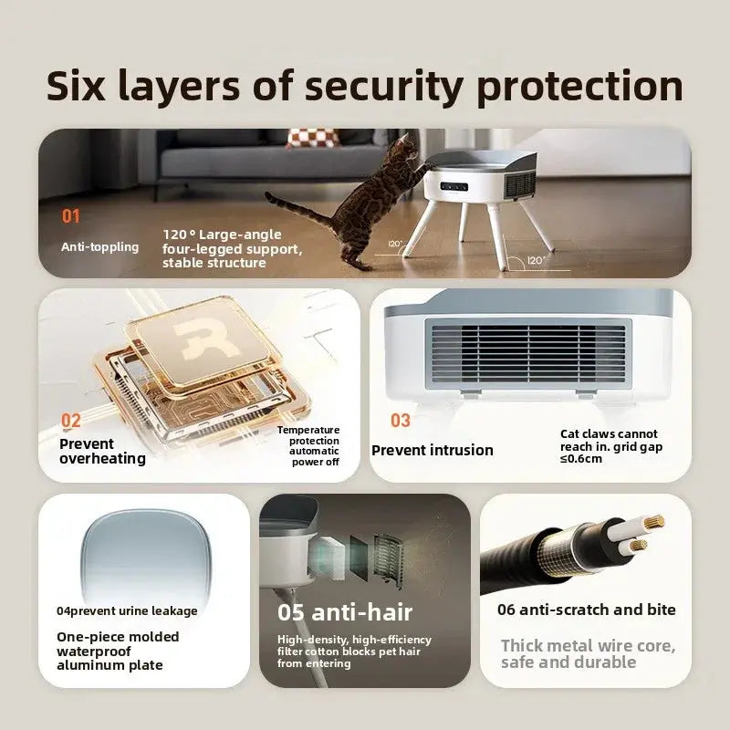 Adjustable Pet Heating Bed teemdrop