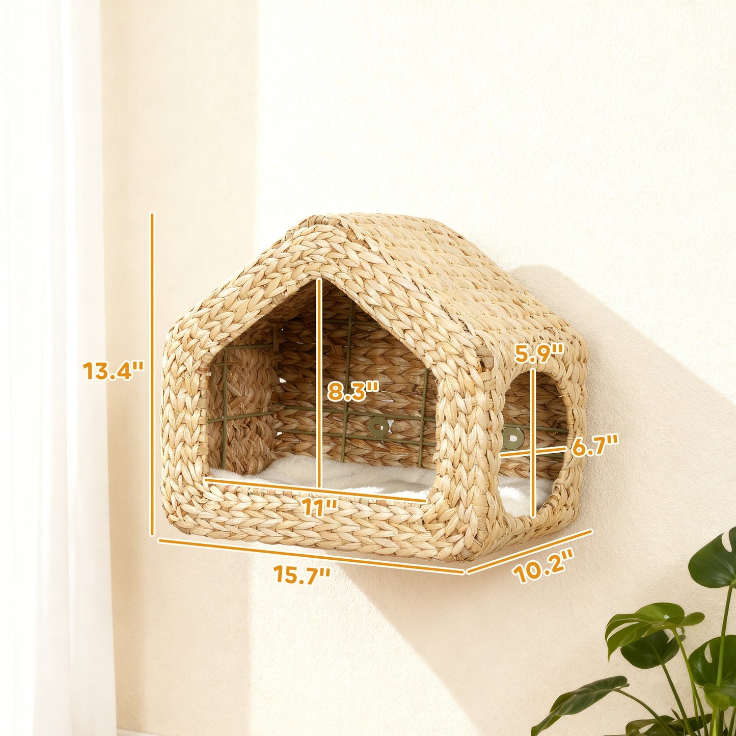 Wall Mounted Cat House Chic Pet Essentials