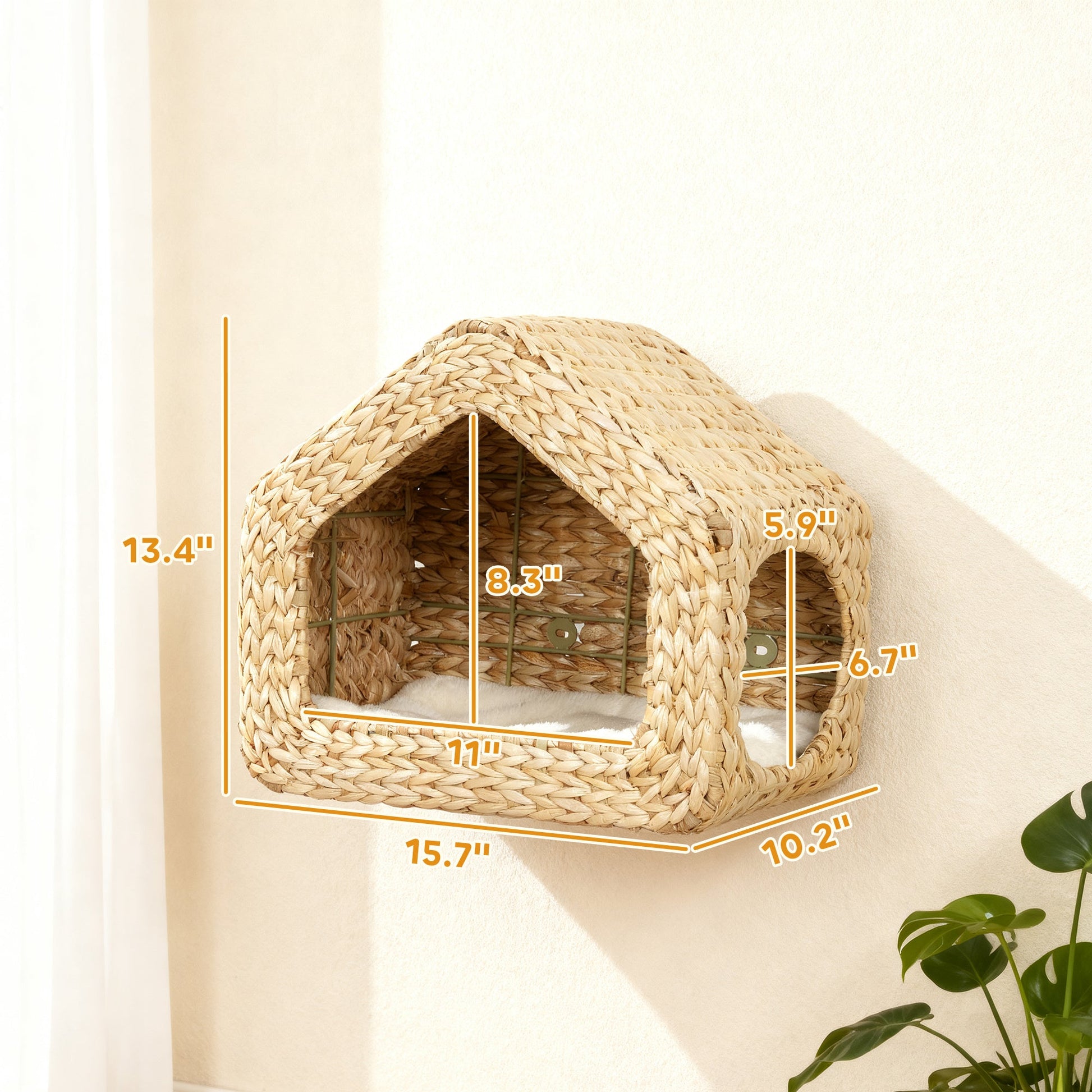 Wall Mounted Cat House Chic Pet Essentials