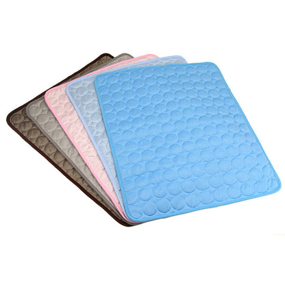Summer Pet Cooling Pad Ice Silk Mat teemdrop