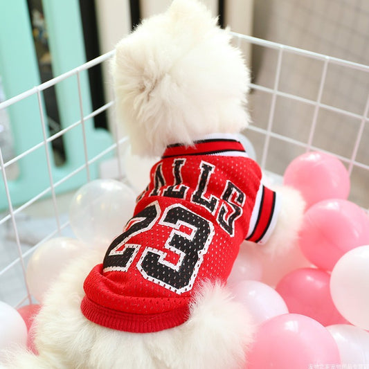 Dog Summer Clothes Teddy Sports Vest Breathable