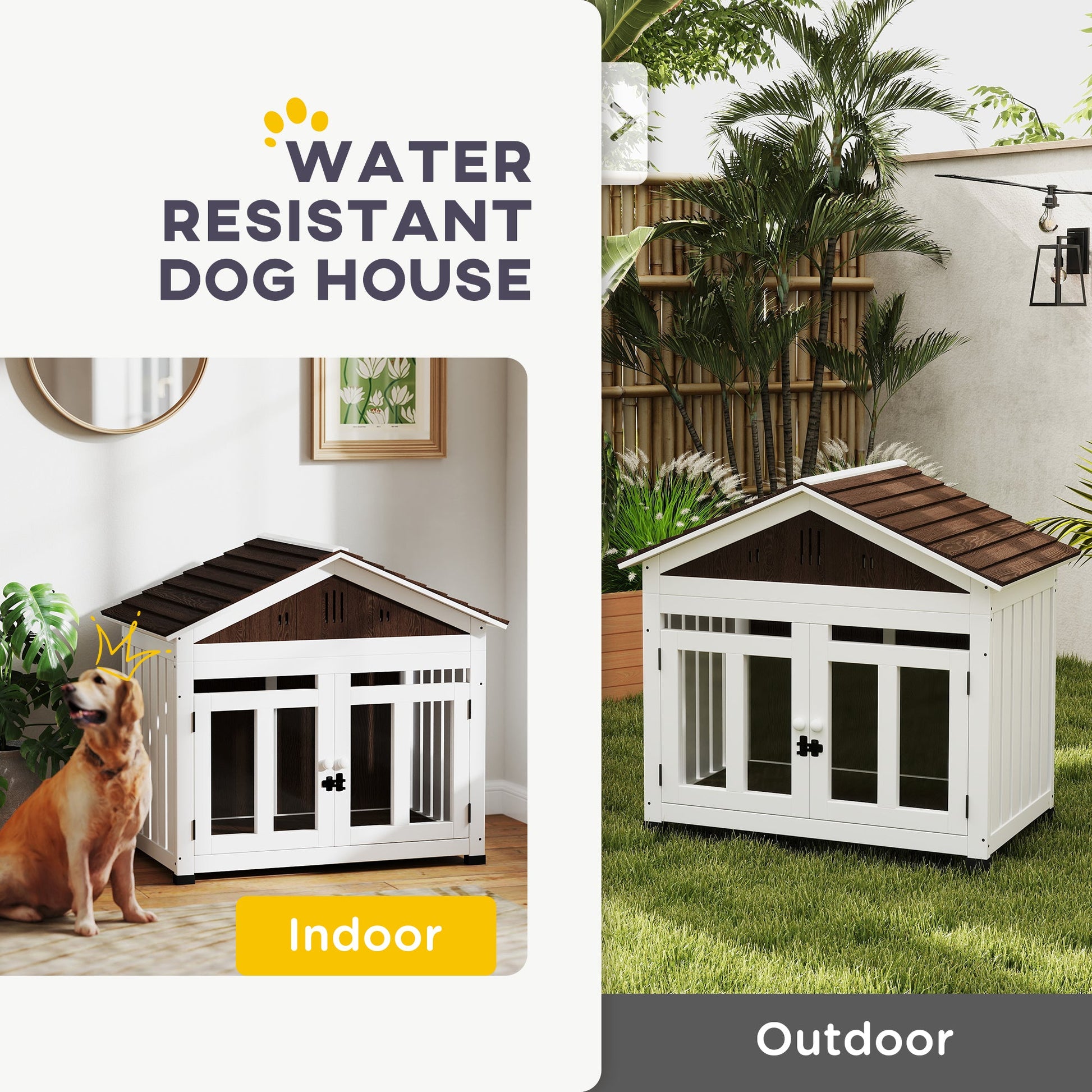 Large Indoor Outdoor Dog House CJ
