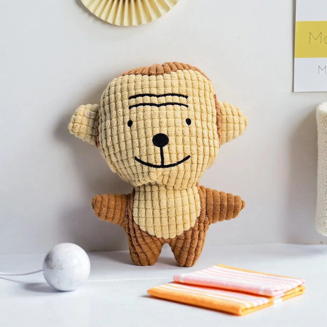 Durable Chew-Resistant Corn Plush Toys for Cats and Dogs