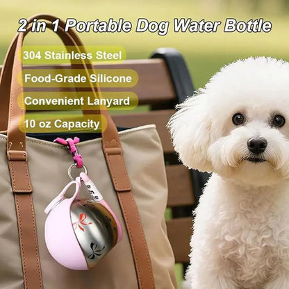Portable Stainless Water Dispenser for Pets