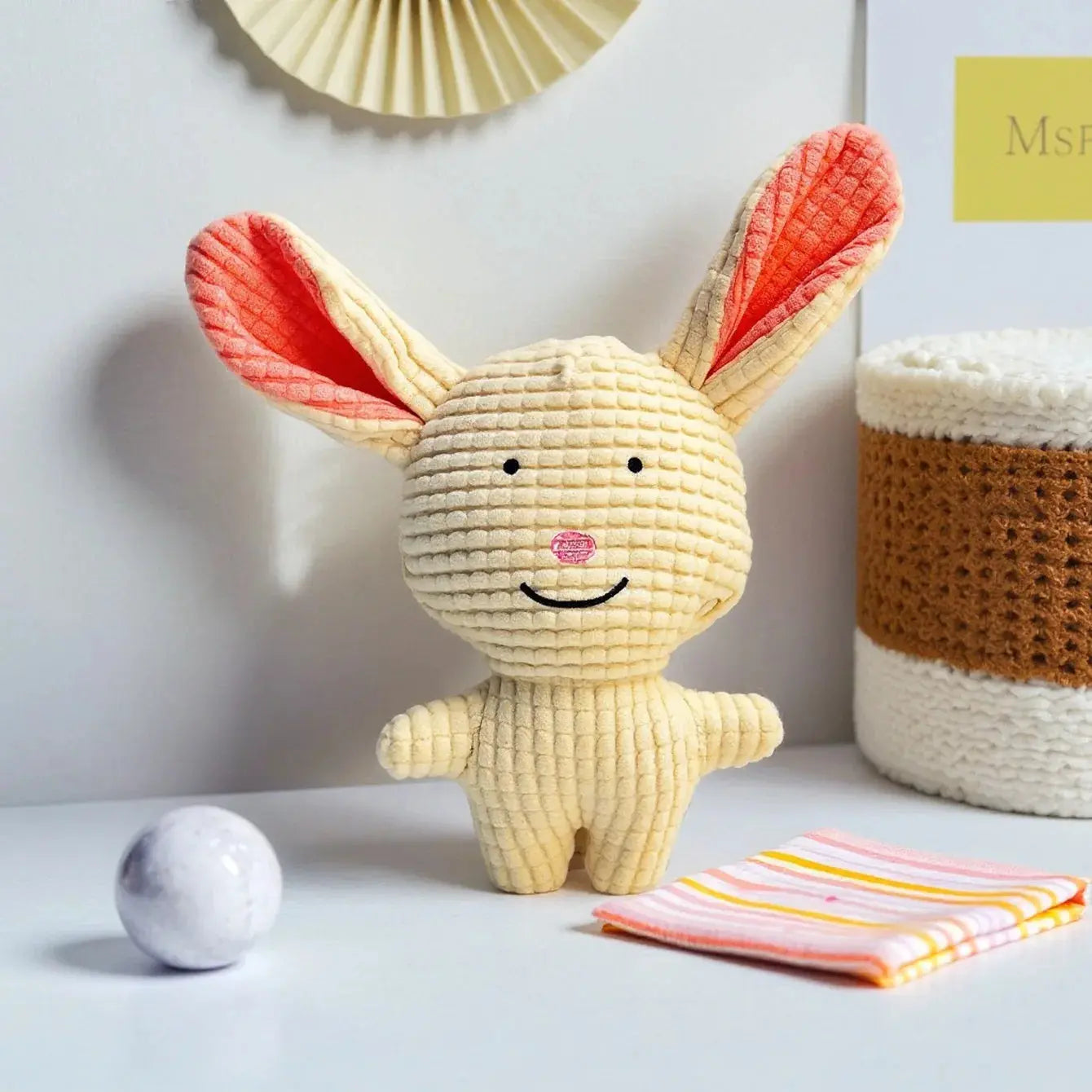 Durable Chew-Resistant Corn Plush Toys for Cats and Dogs