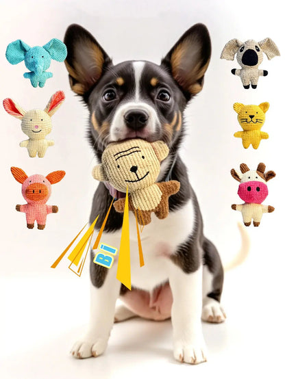 Durable Chew-Resistant Corn Plush Toys for Cats and Dogs