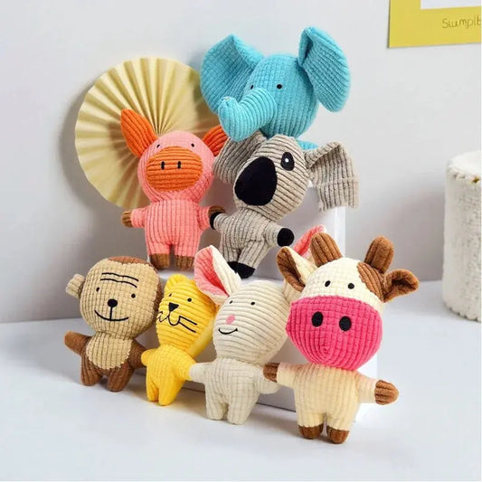 Durable Chew-Resistant Corn Plush Toys for Cats and Dogs
