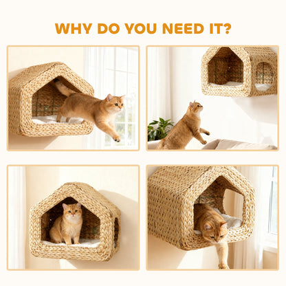 Wall Mounted Cat House Chic Pet Essentials