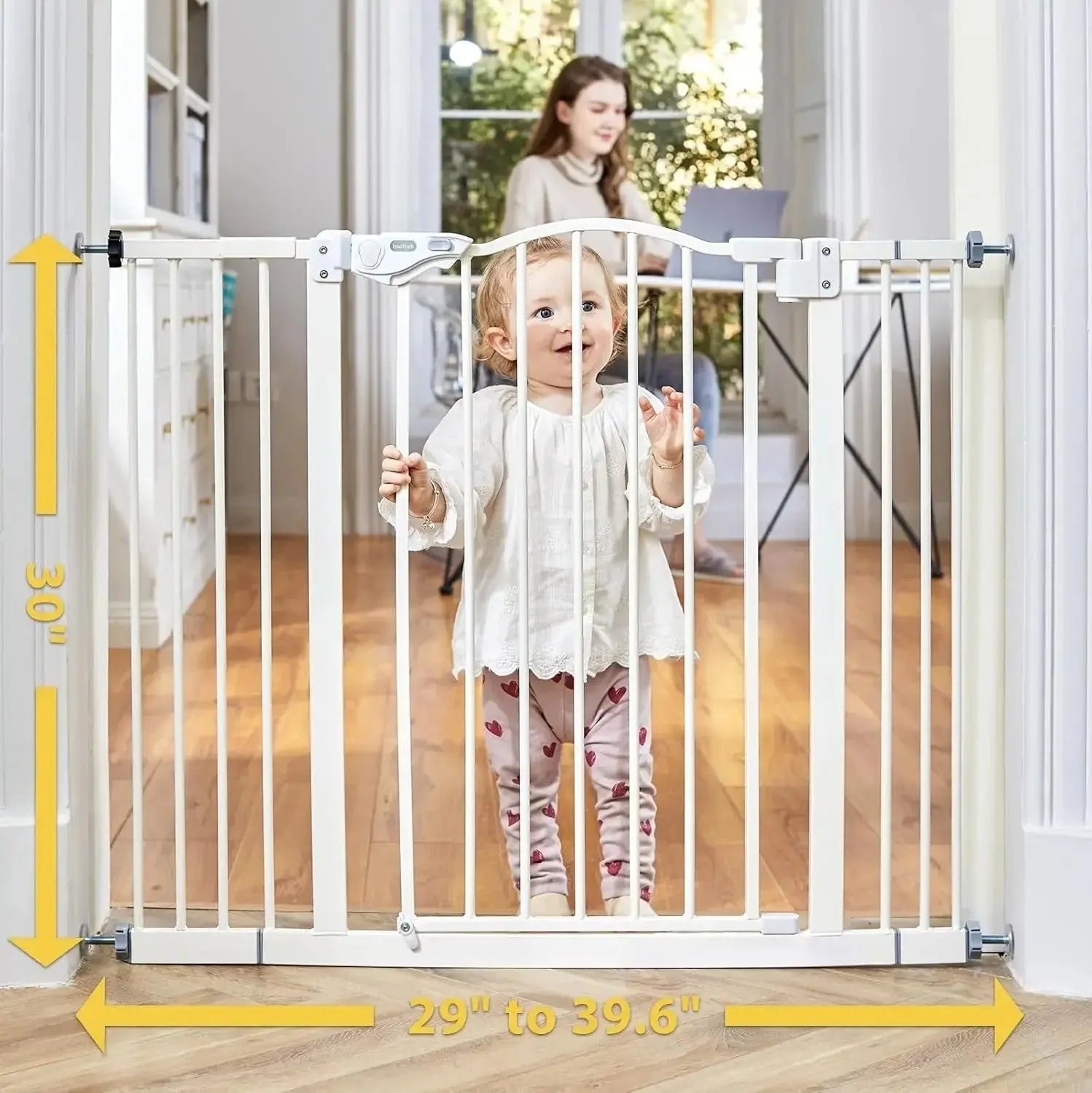 Pressure Mounted Baby Gate Pressure Mounted Baby Gate Punch-Free